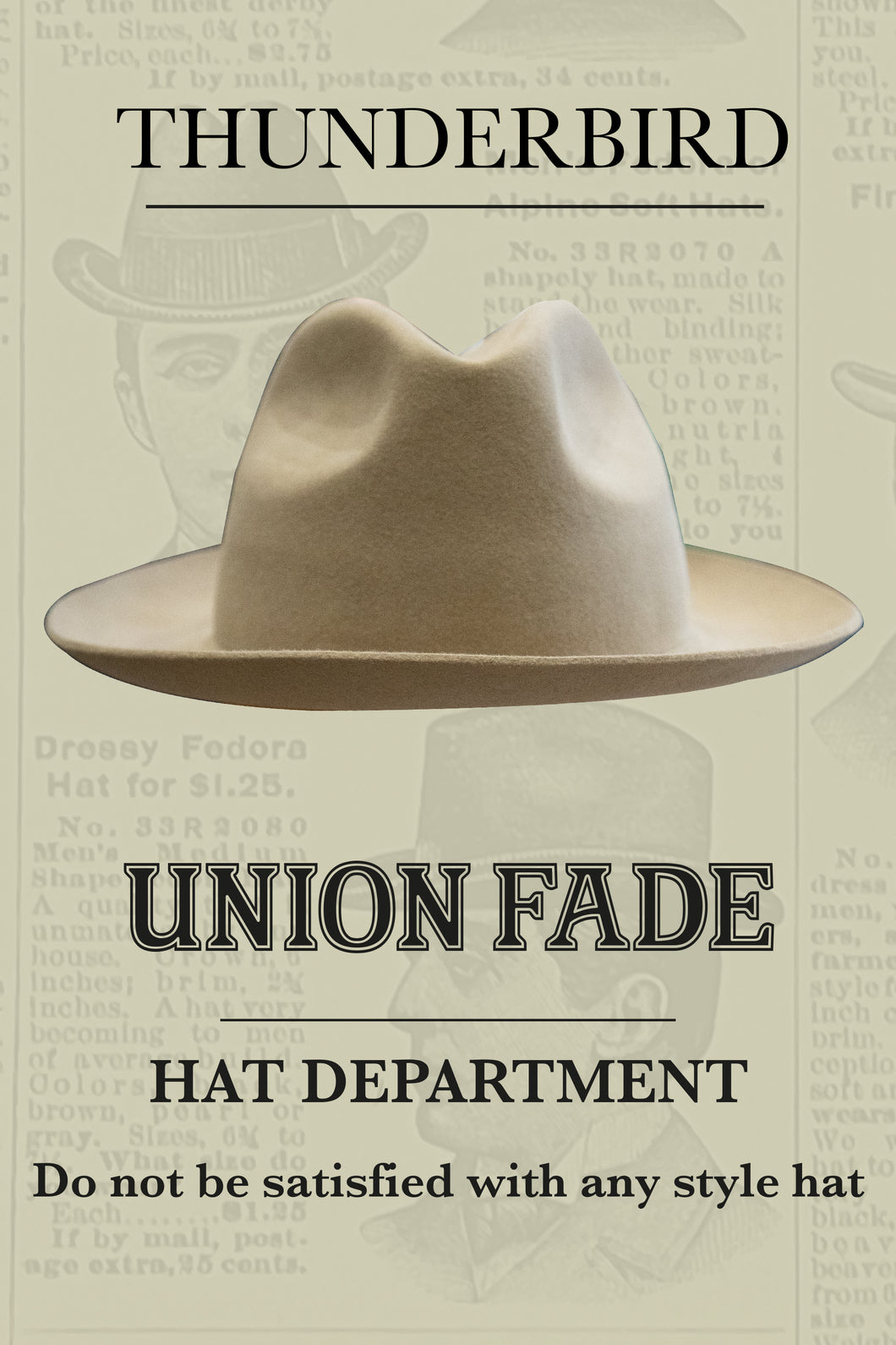 Thunderbird Union fade Hat Department
